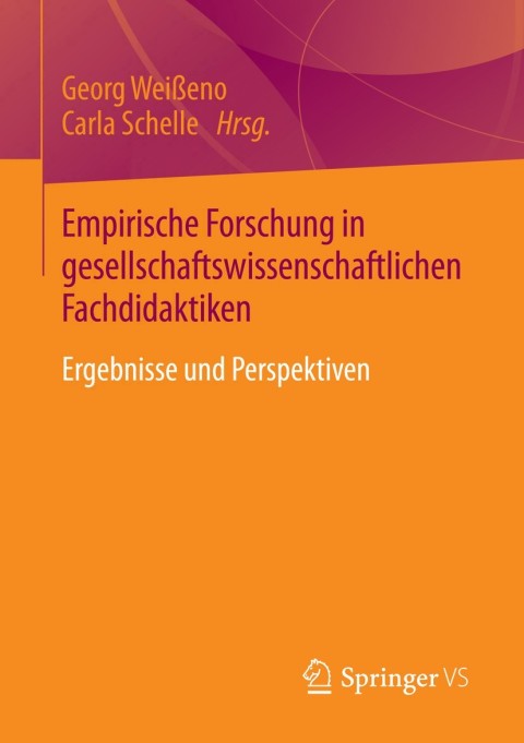 Cover image for book Empirische Forschung in gesellschaftswissenschaftlichen Fachdidaktiken