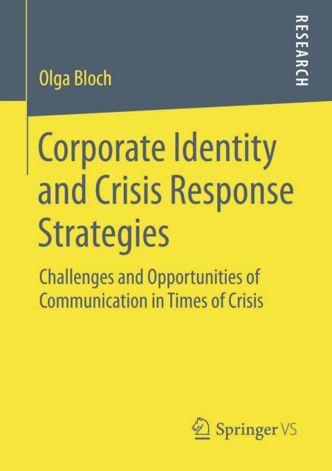 Cover image for book Corporate Identity and Crisis Response Strategies