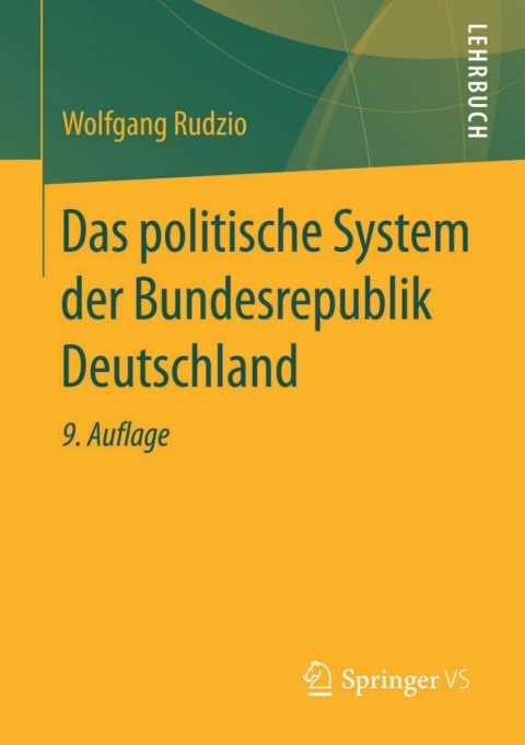 Cover image for book Das politische System der Bundesrepublik Deutschland