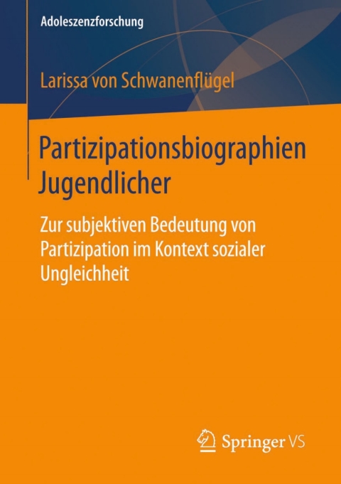 Cover image for book Partizipationsbiographien Jugendlicher