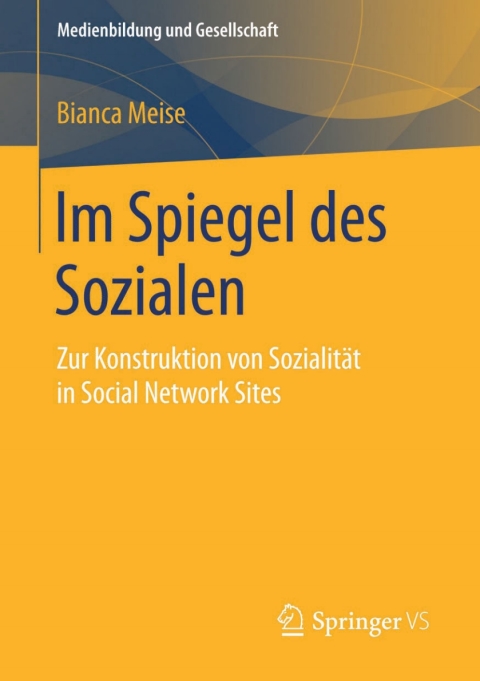 Cover image for book Im Spiegel des Sozialen