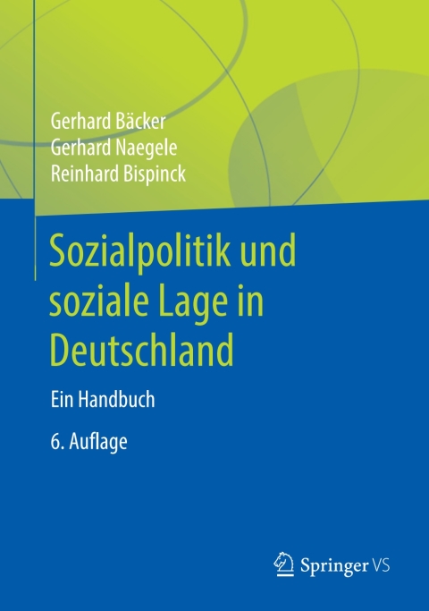 Cover image for book Sozialpolitik und soziale Lage in Deutschland