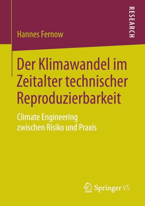 Cover image for book Der Klimawandel im Zeitalter technischer Reproduzierbarkeit