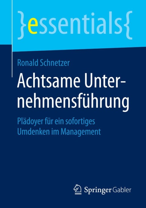 Cover image for book Achtsame Unternehmensführung