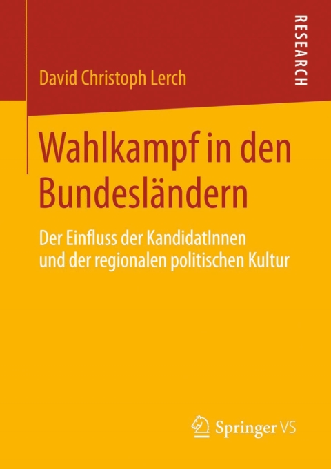 Cover image for book Wahlkampf in den Bundesländern