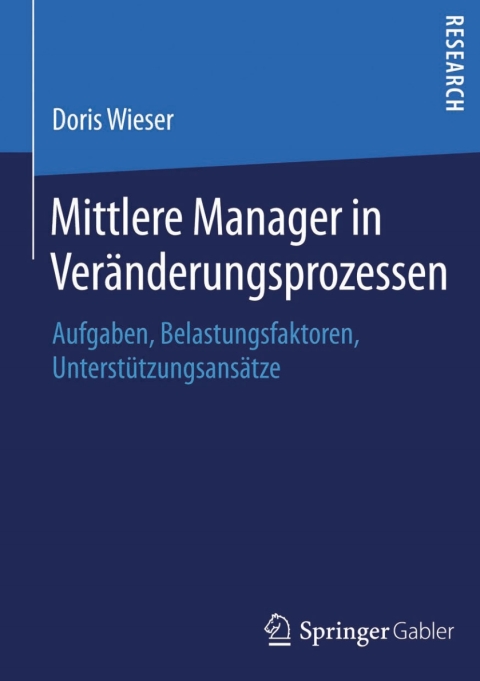 Cover image for book Mittlere Manager in Veränderungsprozessen