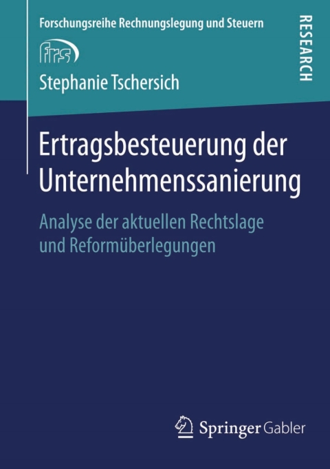 Cover image for book Ertragsbesteuerung der Unternehmenssanierung