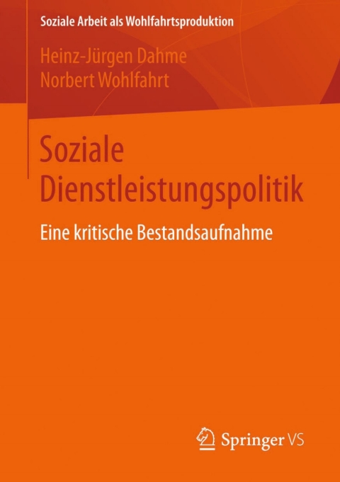 Cover image for book Soziale Dienstleistungspolitik