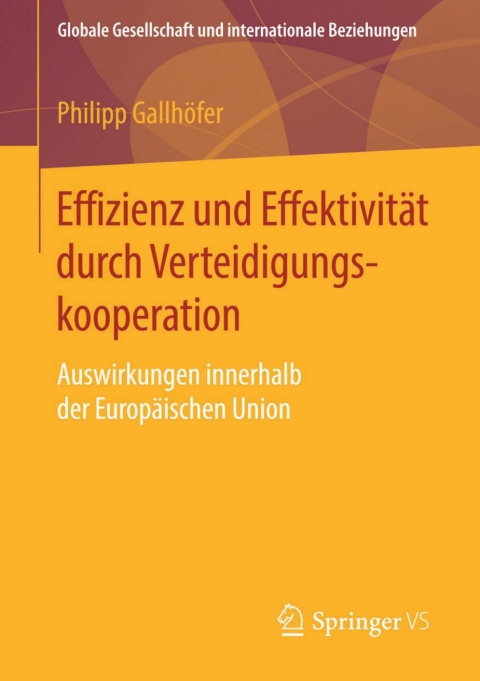 Cover image for book Effizienz und Effektivität durch Verteidigungskooperation
