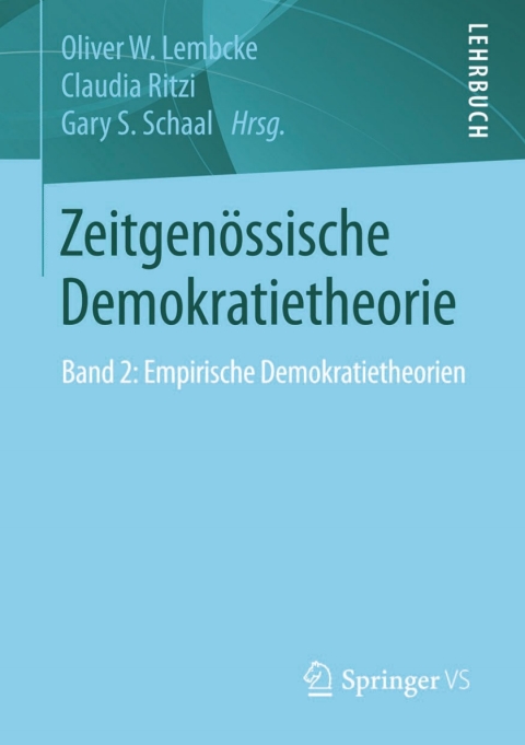 Cover image for book Zeitgenössische Demokratietheorie