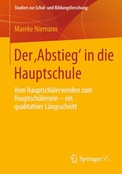 Cover image for book Der ‚Abstieg‘ in die Hauptschule