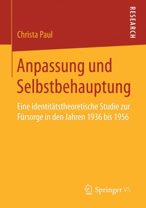 Cover image for book Anpassung und Selbstbehauptung