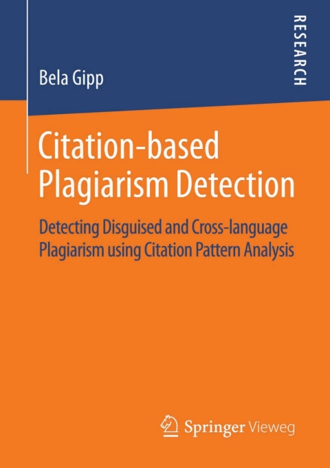 Cover image for book Citation-based Plagiarism Detection