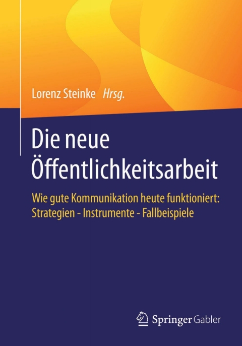 Cover image for book Die neue Öffentlichkeitsarbeit