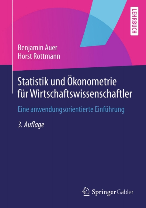 Cover image for book Statistik und Ökonometrie für Wirtschaftswissenschaftler