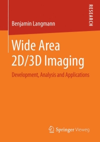 Cover image: Wide Area 2D/3D Imaging 9783658064563