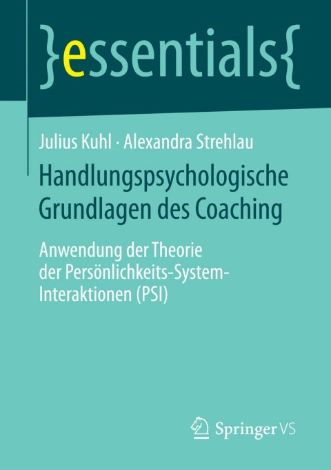 Cover image for book Handlungspsychologische Grundlagen des Coaching