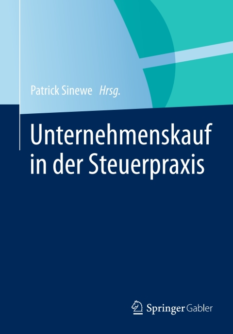 Cover image for book Unternehmenskauf in der Steuerpraxis