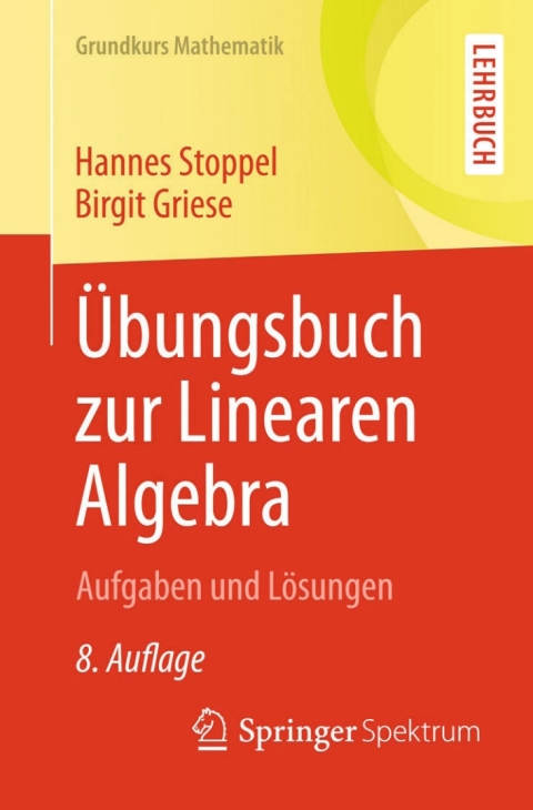 Cover image for book Übungsbuch zur Linearen Algebra