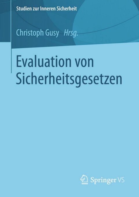 Cover image for book Evaluation von Sicherheitsgesetzen
