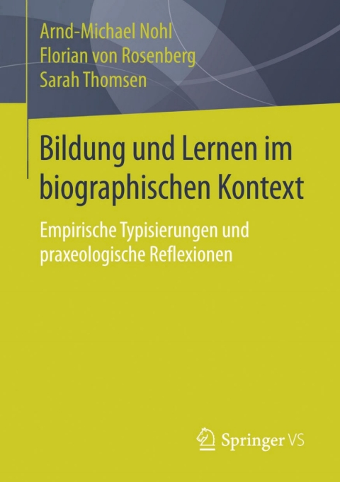 Cover image for book Bildung und Lernen im biographischen Kontext