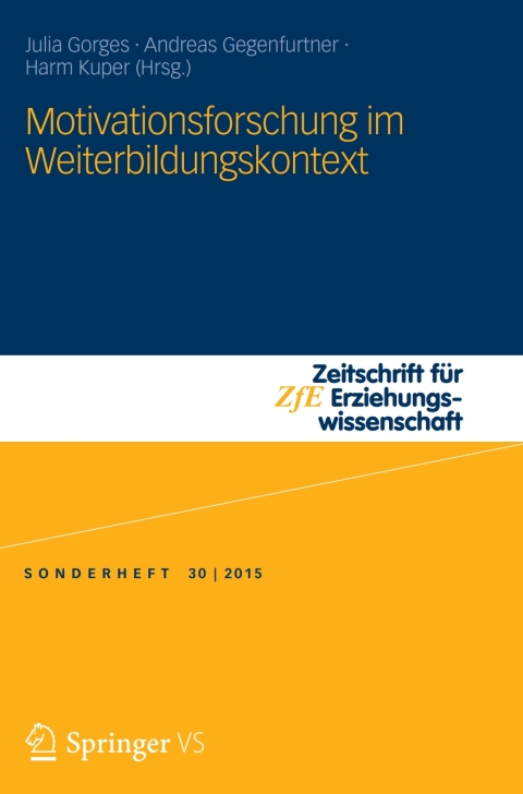 Cover image for book Motivationsforschung im Weiterbildungskontext