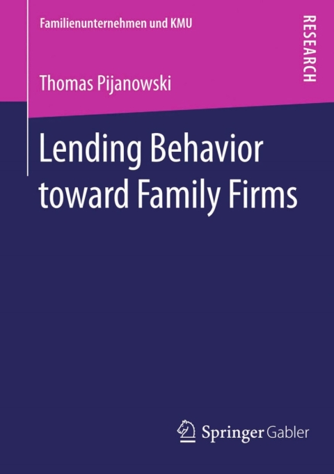 Cover image for book Lending Behavior toward Family Firms