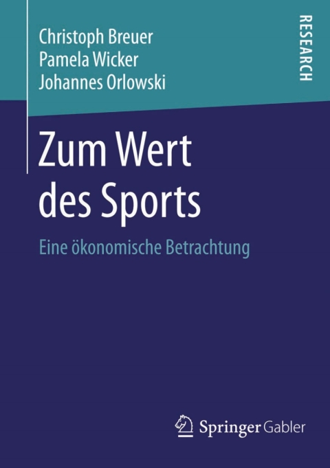 Cover image for book Zum Wert des Sports