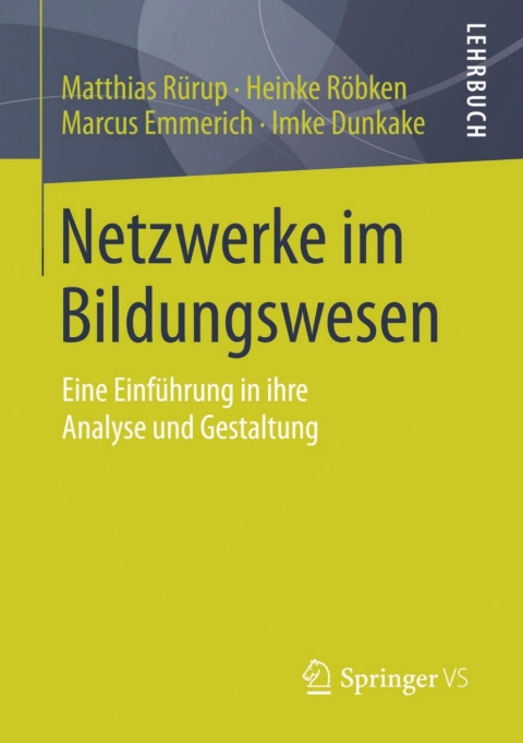 Cover image for book Netzwerke im Bildungswesen