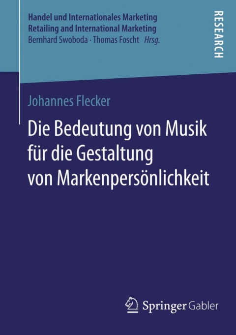 Cover image for book Die Bedeutung von Musik für die Gestaltung von Markenpersönlichkeit