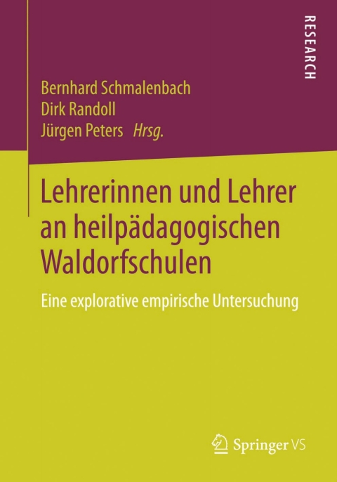 Cover image for book Lehrerinnen und Lehrer an heilpädagogischen Waldorfschulen