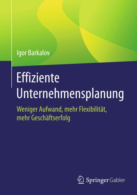Cover image for book Effiziente Unternehmensplanung