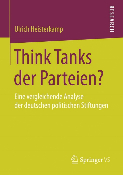 Cover image for book Think Tanks der Parteien?