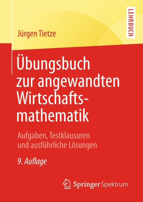 Cover image for book Übungsbuch zur angewandten Wirtschaftsmathematik