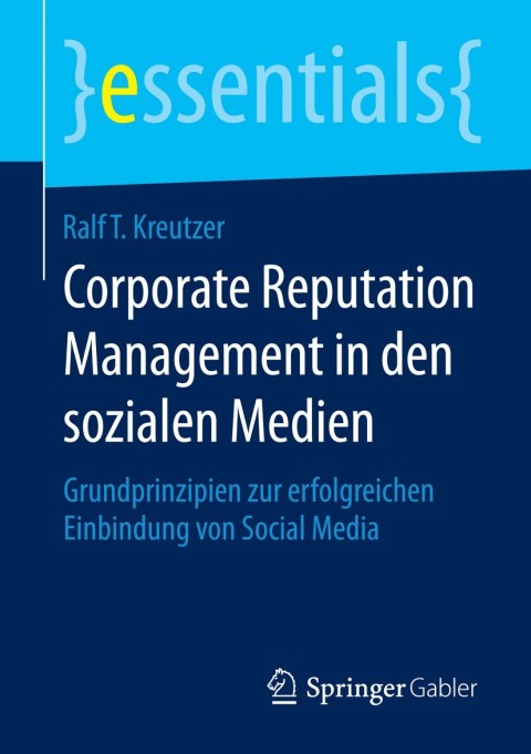 Cover image for book Corporate Reputation Management in den sozialen Medien