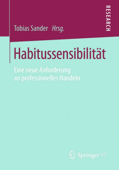 Cover image for book Habitussensibilität