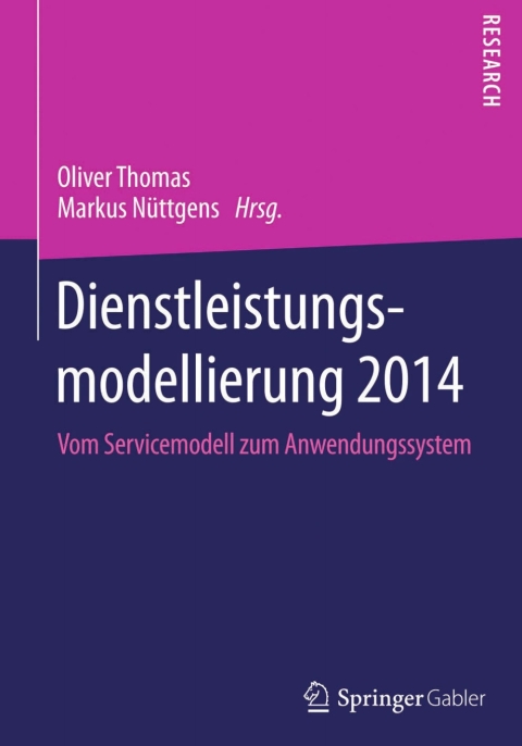 Cover image for book Dienstleistungsmodellierung 2014