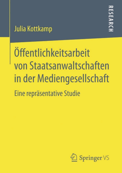 Cover image for book Öffentlichkeitsarbeit von Staatsanwaltschaften in der Mediengesellschaft