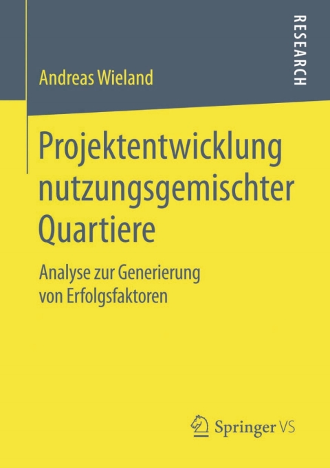 Cover image for book Projektentwicklung nutzungsgemischter Quartiere