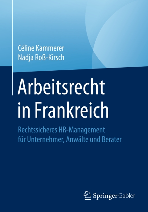 Cover image for book Arbeitsrecht in Frankreich