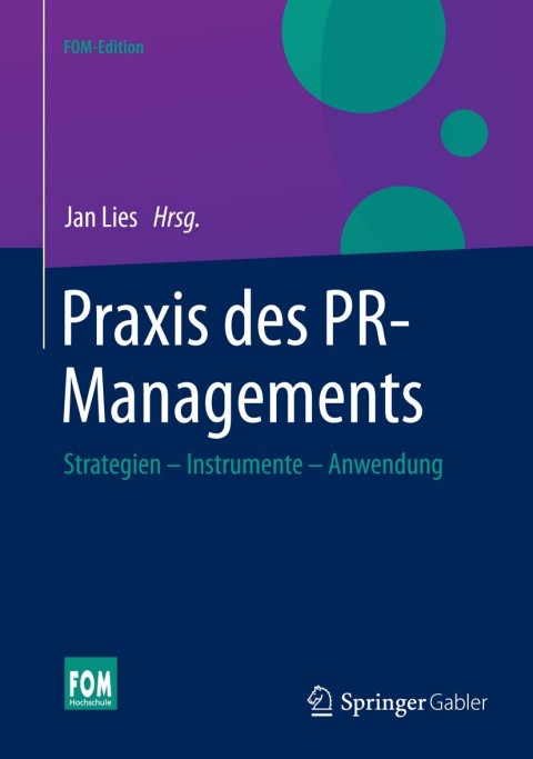 Cover image for book Praxis des PR-Managements