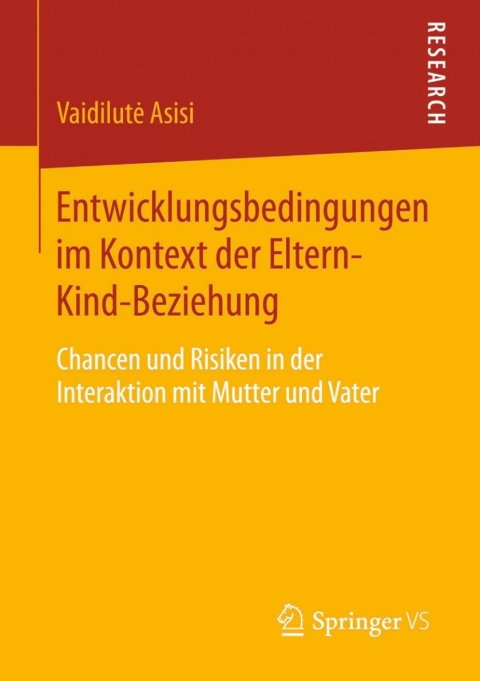 Cover image for book Entwicklungsbedingungen im Kontext der Eltern-Kind-Beziehung
