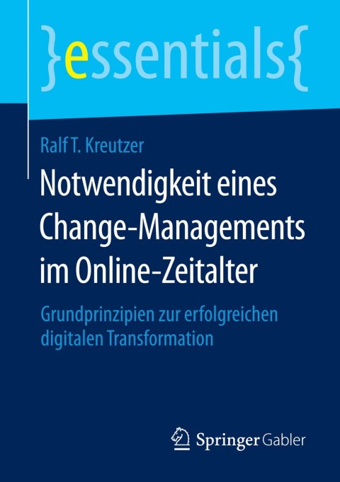 Cover image for book Notwendigkeit eines Change-Managements im Online-Zeitalter
