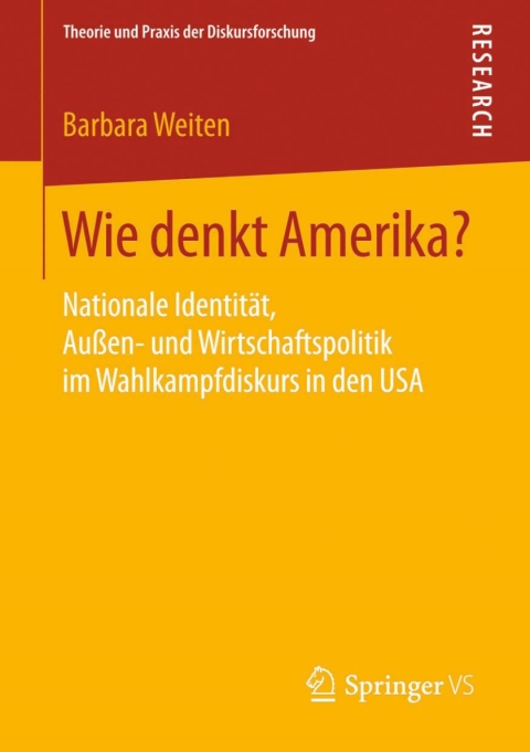 Cover image for book Wie denkt Amerika?