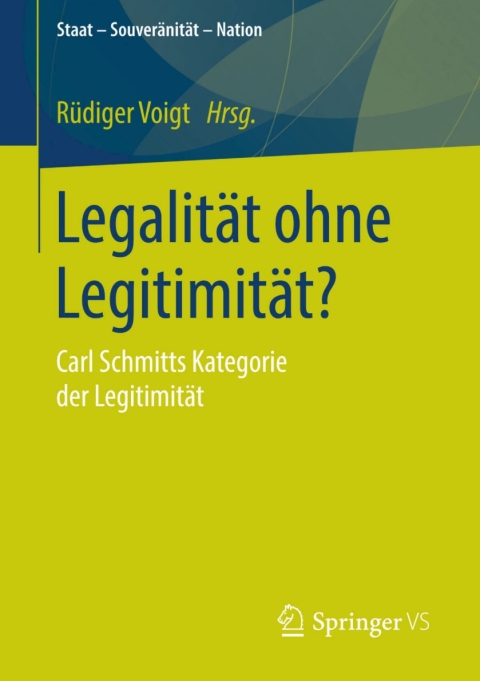 Cover image for book Legalität ohne Legitimität?
