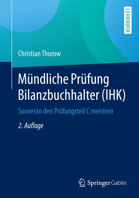 Cover image for book Mündliche Prüfung Bilanzbuchhalter (IHK)