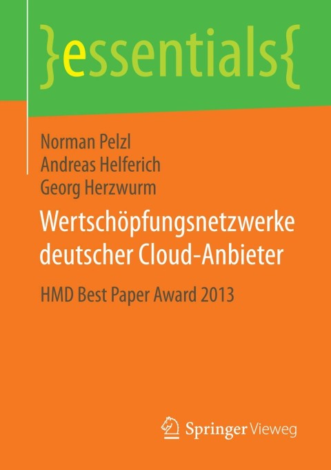 Cover image for book Wertschöpfungsnetzwerke deutscher Cloud-Anbieter