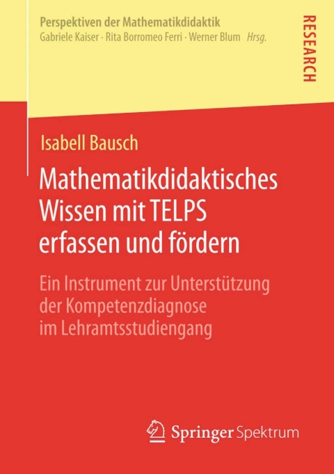 Cover image for book Mathematikdidaktisches Wissen mit TELPS erfassen und fördern