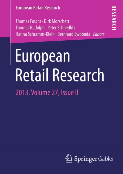 Cover image for book European Retail Research