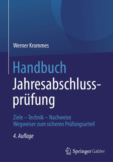 Cover image for book Handbuch Jahresabschlussprüfung